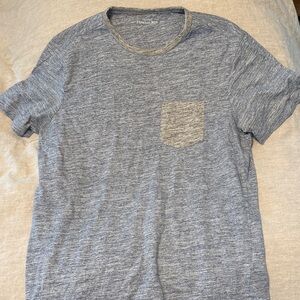 Men's Blue Heather Pocket Tee